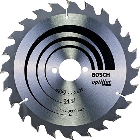 Kreissägeblatt Bosch Professional Optiline Wood 190x30x 2.0 mm 24 Zähne Werkzeug 