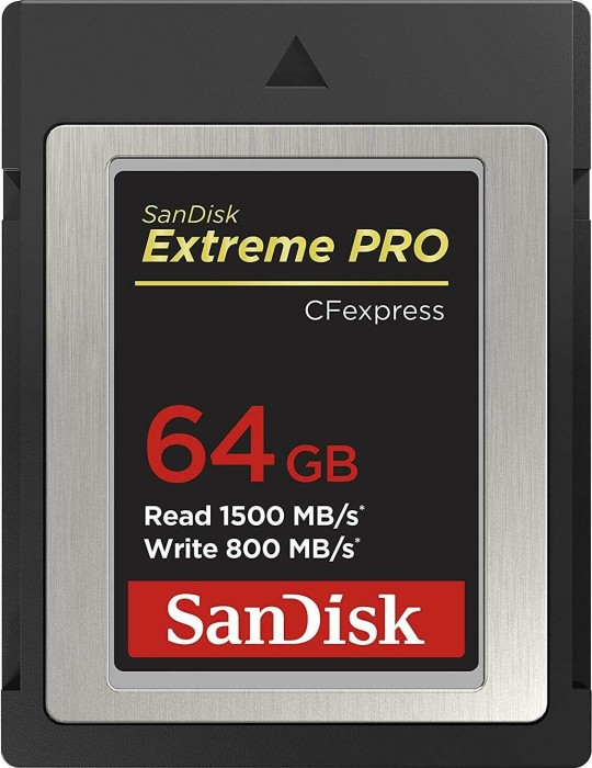 SanDisk Extreme PRO R1500/W800 CFexpress Type B 64GB