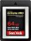 SanDisk Extreme PRO R1500/W800 CFexpress Type B 64GB (SDCFE-064G)