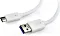 Gembird USB 3.0 AM to Type-C Cable (AM/CM) 0.1m weiß (CCP-USB3-AMCM-W-0.1M)