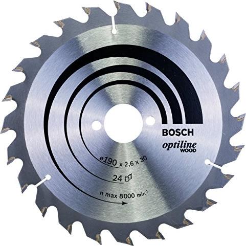 Bosch Professional Optiline Wood tarcza pilarska 190x2.6x30mm 24Z, sztuk 1