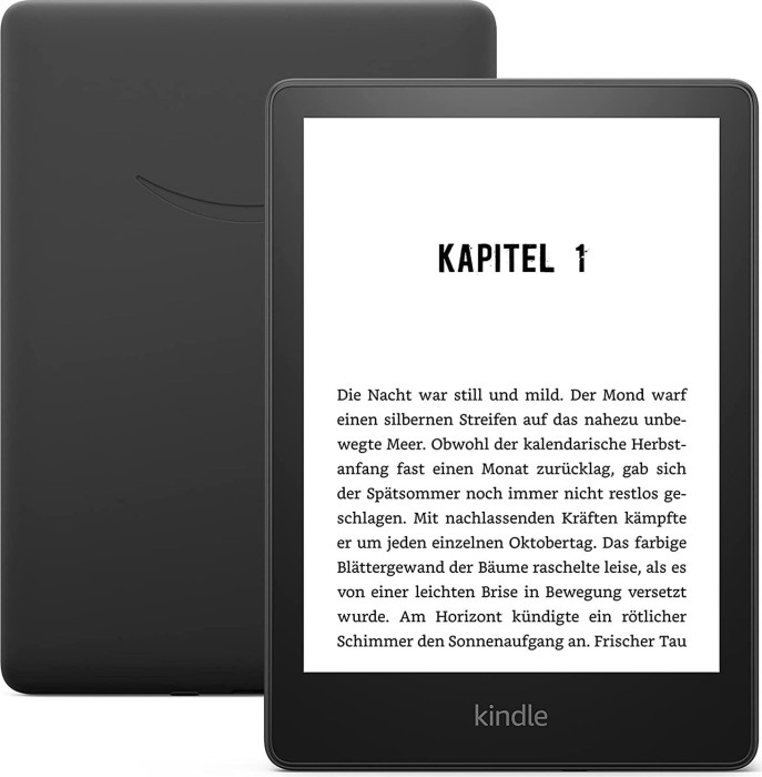 Amazon Kindle Paperwhite 11. Gen schwarz 16GB, mit W ...