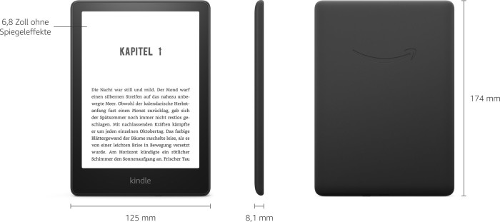 Amazon Kindle Paperwhite 11. Gen czarny 16GB, z reklamami