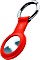 Cellularline Key Ring für Apple AirTag rot (AIRTAGKEYRINGR)