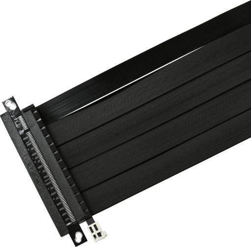 Lian Li Riser Card Kabel, PCIe 4.0 x16, 24cm, schwarz