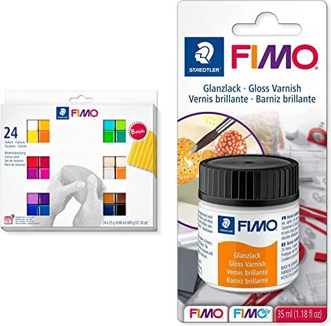 FIMO SOFT Modelliermasse-Set „Basic“, 24er Set
