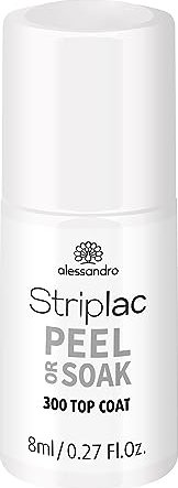 Alessandro StripLac Peel Or Soak Nagellack top coat, 8ml
