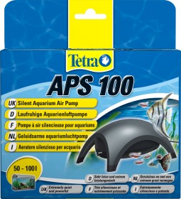 100 Aquarien Luftpumpe schwarz