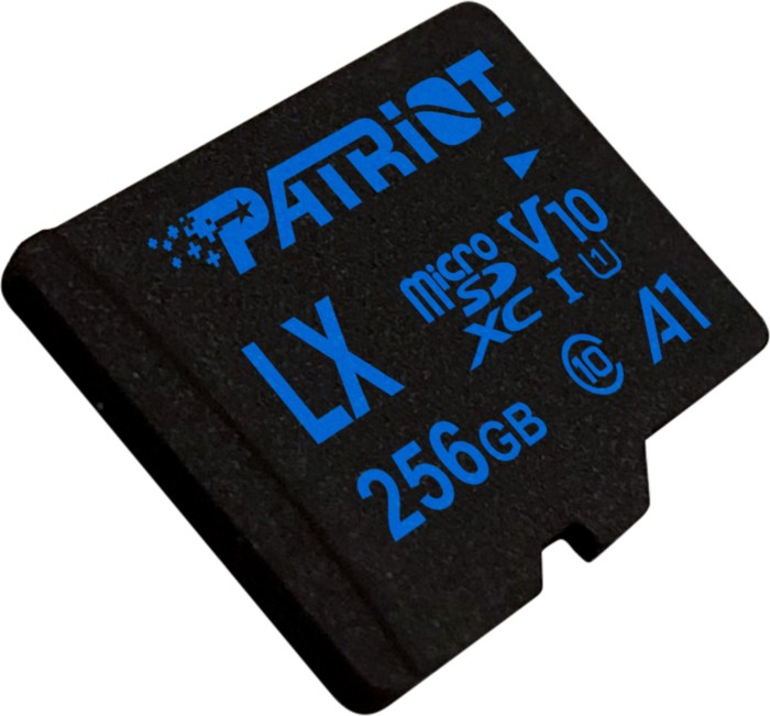Patriot LX R90 microSDXC 256GB Kit, UHS-I U1, A1, Class 10