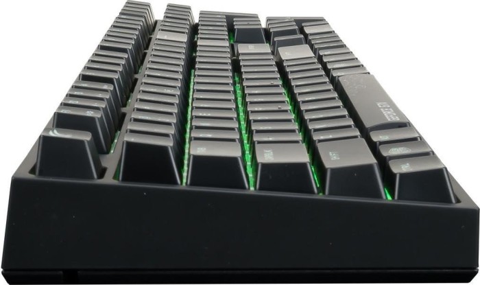 Cooler Master MasterKeys Pro L, GeForce GTX Edition, LEDs zielony, MX RED, USB, DE