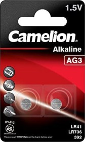 Camelion Alkaline AG3 (LR41/LR736), 2er-Pack