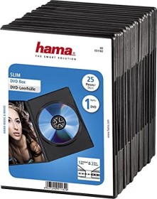 Hama DVD-Leerhülle Slim, 25 Stück