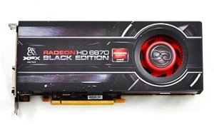 XFX Radeon HD 6870 940M Black Edition Single Fan, 1GB GDDR5, 2x DVI, HDMI, 2x mDP