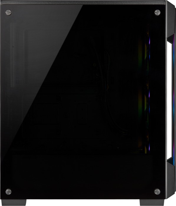 Corsair iCue 220T RGB schwarz, Glasfenster