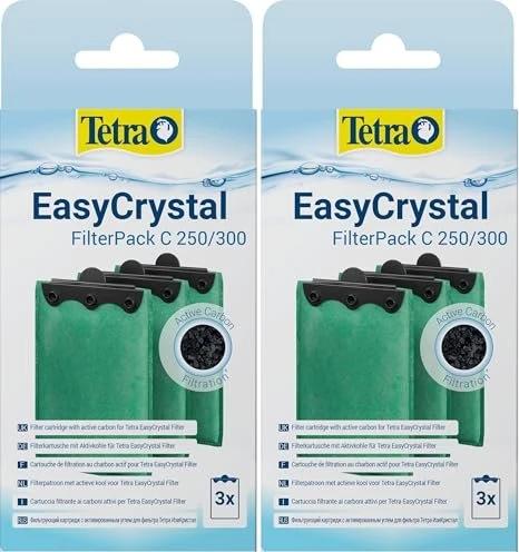 Tetra Filterpack Set 2x Easycrystal C250300 Mit Aktivkohle