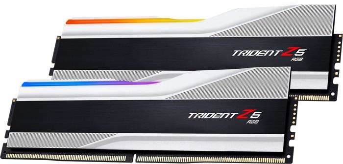 G.Skill Trident Z5 RGB silber DIMM Kit 32GB, DDR5-7600, CL36-46-46-121, on-die ECC
