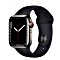 Apple Watch Series 7 (GPS + Cellular) 41mm Edelstahl graphit mit Sportarmband Mitternacht (MNC23FD)