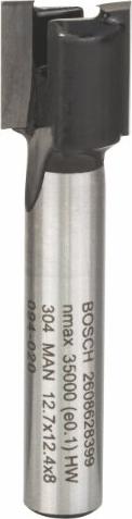 Bosch Professional HM frez rowkowy do wpustów 12.7(D)x12.7x50.8mm, sztuk 1