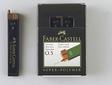 Faber-Castell Super-Polymer wkłady rysika 2B 0.5mm grafit