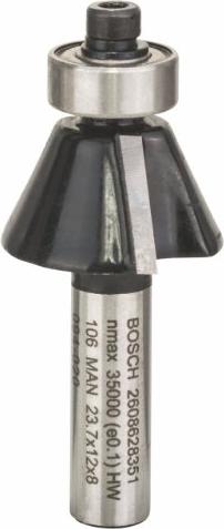 Bosch Professional HM Fase-/frez do krawędzi 23.7(D)x12x54mm, sztuk 1