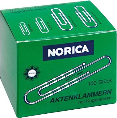 Alco 2262 Norica Briefklammern, wyszczerbiony, 77mm, 100 sztuk