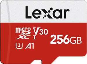 Lexar E-Serie, microSD UHS-I U1 / U3, A1, V10 / V30