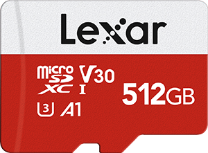 Lexar E-Serie, microSD UHS-I U1 / U3, A1, V10 / V30
