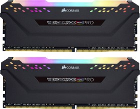 Corsair Vengeance RGB PRO black DIMM kit 32GB, DDR4-2666, CL16-18-18-35