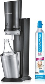 SodaStream Crystal 2.0 Trinkwassersprudler mit 1 Glaskaraffe schwarz