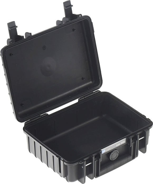 B&W International Outdoor Case Typ 1000 walizka czarna z DJI Osmo wkład