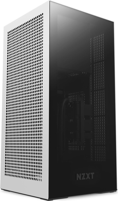 NZXT H1 [2022] weiß, Glasfenster, 750W SFX12V, Mini-ITX
