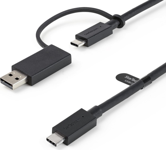 StarTech USB-C Kabel mit USB-A Adapter Dongle, 1m