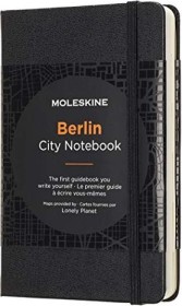 Berlin fester Einband Pocket schwarz glatt/liniert