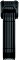 ABUS Bordo Granit X-Plus 6500/110 Faltschloss schwarz, Schlüssel (78067)