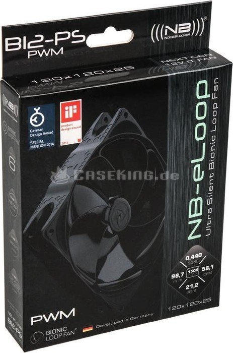 Noiseblocker NB-eLoop B12-PS Black Edition, 120mm