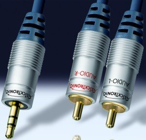 Clicktronic HC90 3.5mm Klinke/Composite Audio Kabel 5m