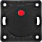 Berker Integro FLOW Kontroll-Ausschalter 2-polig, schwarz glänzend (937522510)