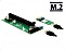 DeLOCK Riser Card M.2 Key B+M > PCI Express x16 with 30cm USB cable (41428)