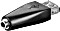 Wentronic Goobay USB-A gniazdko na Jack 3.5mm 3-Pin gniazdko (93982)