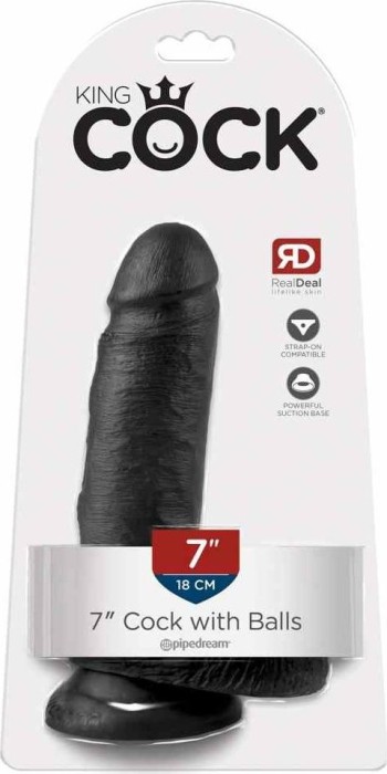 Pipedream King Cock 7" Cock with Balls PD5506