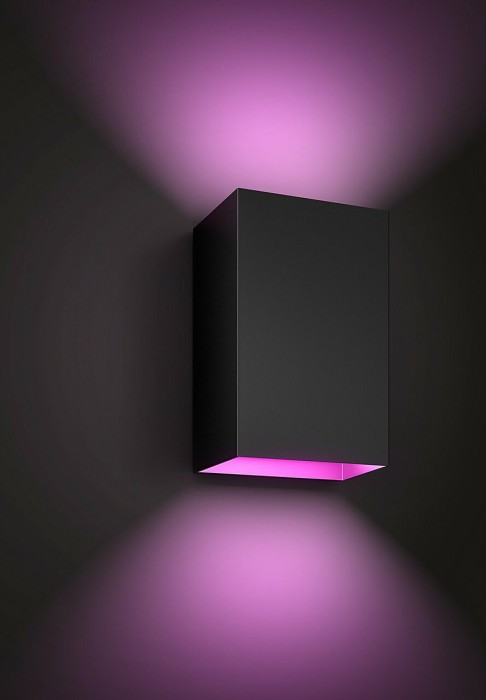 Philips Hue White and Color Ambiance Resonate Wandleuchte schwarz