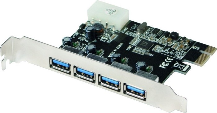 LogiLink 4x USB-A 3.0, PCIe 2.0 x1
