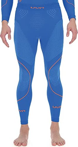 UYN Evolutyon długie spodnie lapis blue/blue/pomarańczowy shiny (męskie)