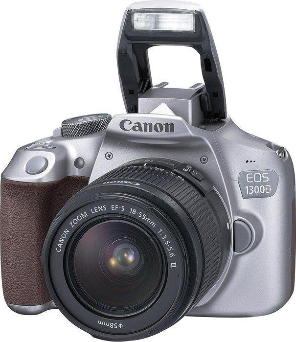 Canon EOS 1300D szary z obiektywem EF-S 18-55mm 3.5-5.6 III