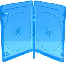MediaRange BD-Hülle, 3 Discs, 30 Stück, blau