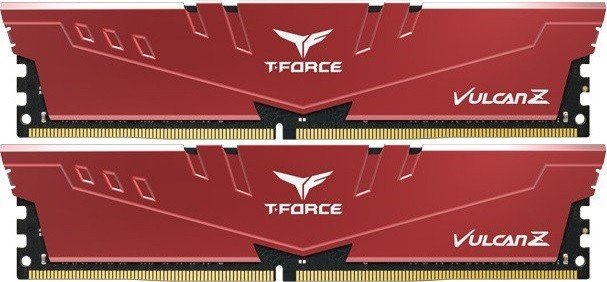 TeamGroup T-Force Vulcan Z rot DIMM Kit 16GB, DDR4-3600, CL18-22-22-42