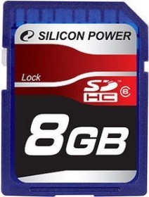 Silicon Power SDHC 8GB, Class 6 (SP008GBSDH006V10)