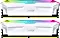 Lexar Ares RGB white DIMM kit 16GB, DDR4-3866, CL18-20-20-39 (LD4EU008G-R3866GDWA)