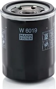 MANN-FILTER W 6019 Filtro Olio Auto - Qualità Primo Equipaggiamento, Dimensioni 68x54x62 Mm, Protezione Motore