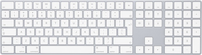 Apple Magic Keyboard mit Ziffernblock, silber, DE